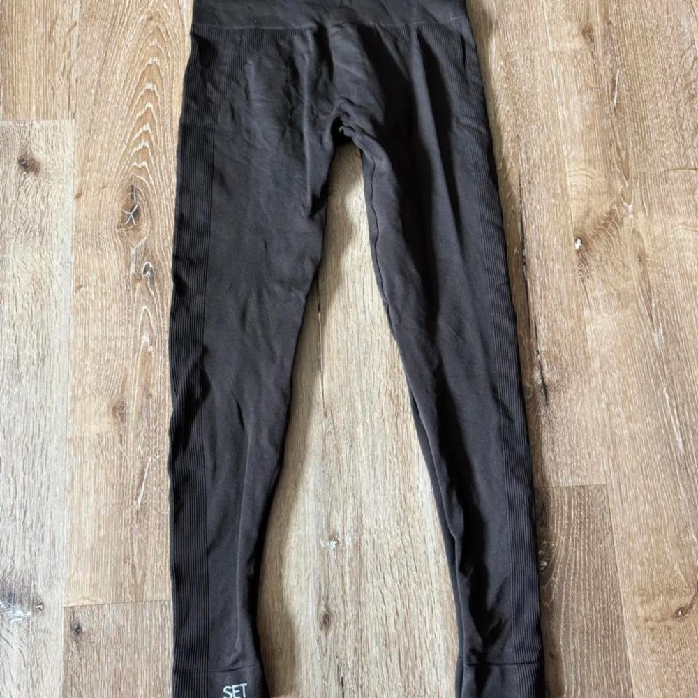 SET Active‎ Brown Leggings Size S
